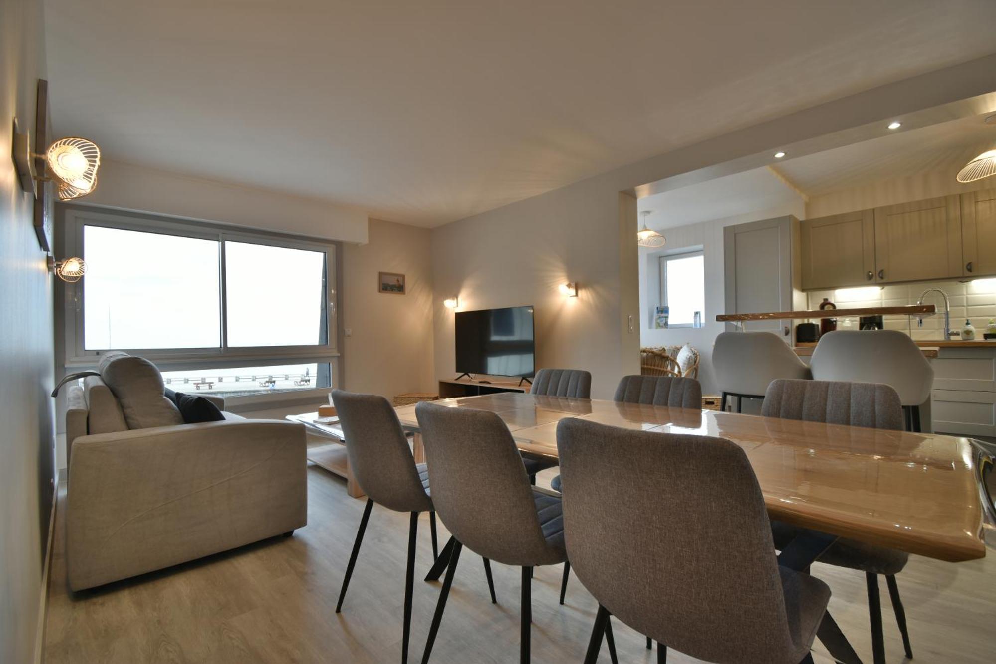 Appartement Renove Avec Vue Sur Mer A Fecamp ! 외부 사진