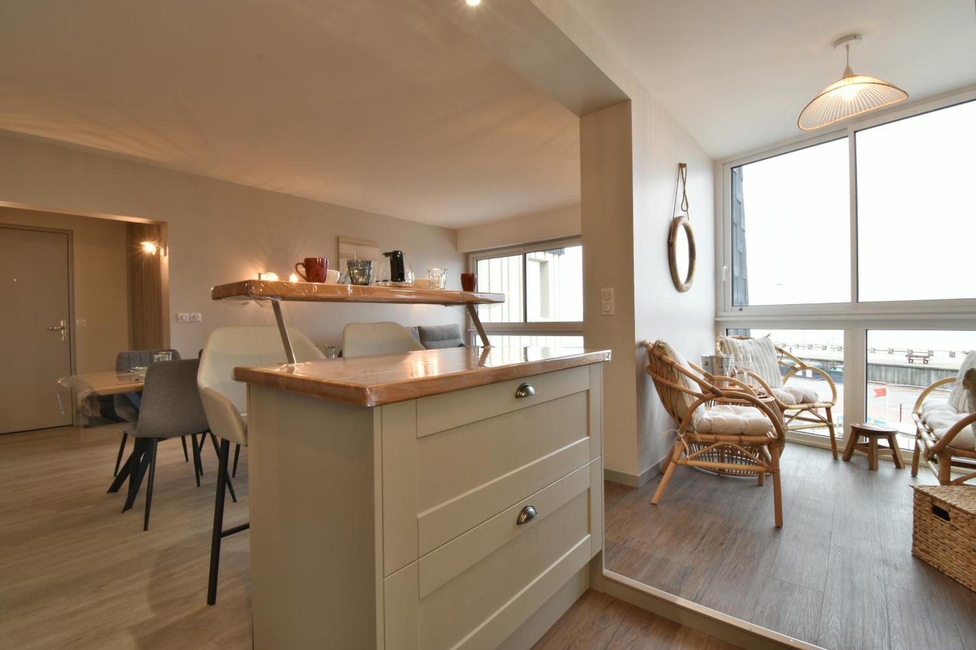 Appartement Renove Avec Vue Sur Mer A Fecamp ! 외부 사진